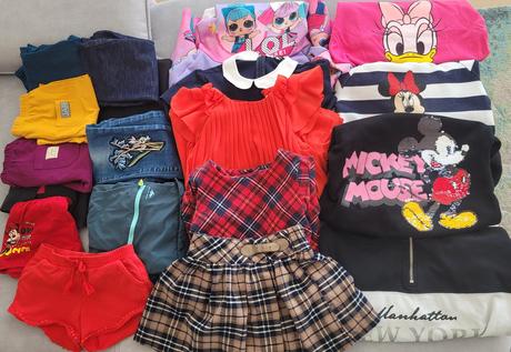Balík oblečenia 128-146 viď fotky, 140–152