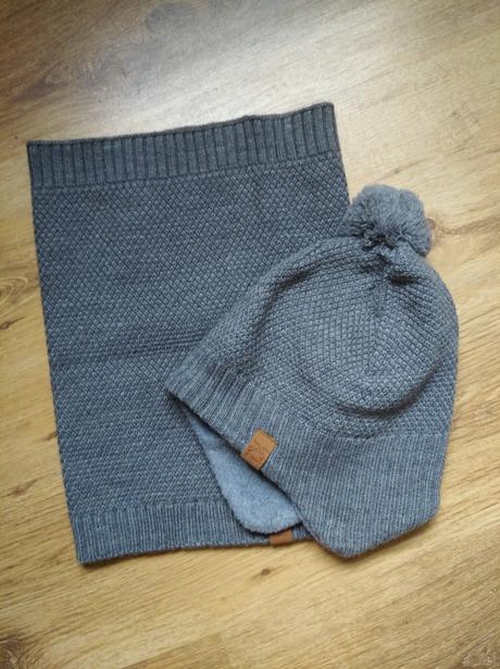 Čiapka + nakrcnik, h&m,110 / 128