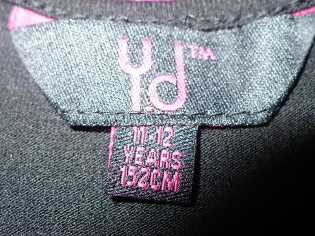 Fialovo čierne spoločenské šaty y.d., 152