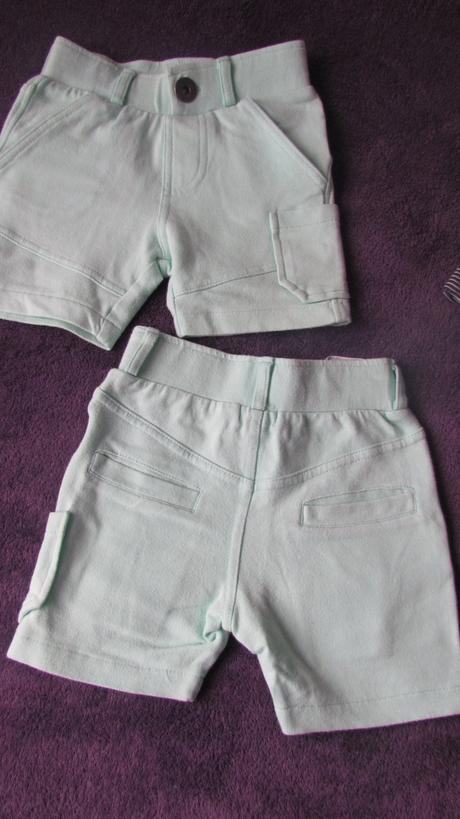 Krátke nohavice pre dvojičky 74, 74
