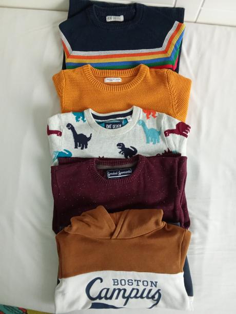 Pulóvre+mikina 110-116, c&a,110