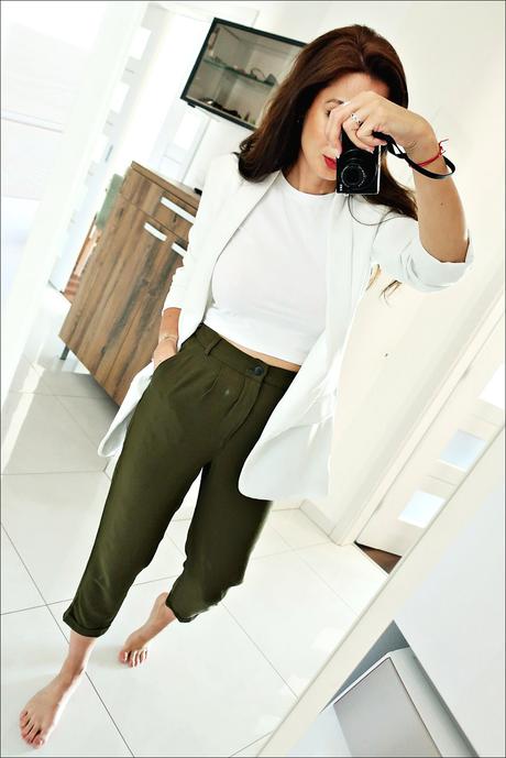 Letné khaki nohavice zara, zara,xs