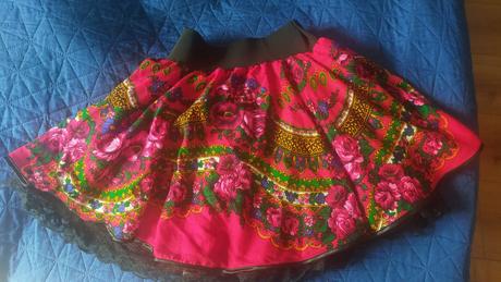 Folklór suknička, s