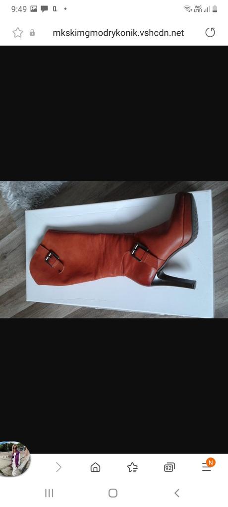 Kožené čižmy malo nosene, 38