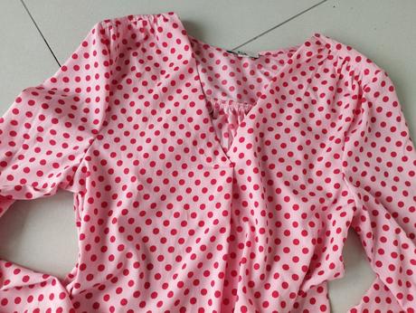 Bodkovaná blúzka, c&a,36