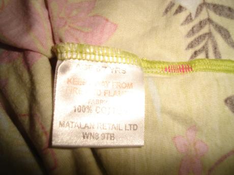 Letné šatky veľ.6-7 rokov, age,116