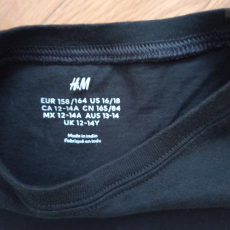 Tričko herný ovládač h&m-2x oblečené -top stav, h&m,158