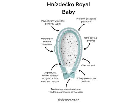 Hniezdo pre bábätko sleepee royal, šírka (cm): 30,dĺžka (cm): 70