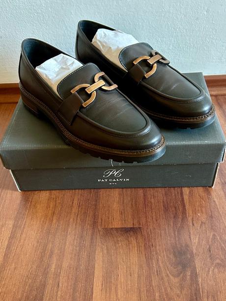 Celokožené mokasíny zn.pat calvin č.39, 39