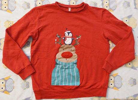 Vianočná mikina zn.defacto veľ.146, 146