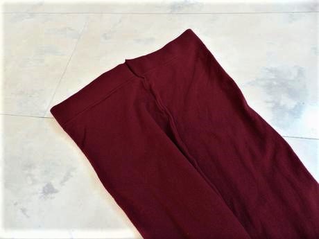 Bordové hrubšie pančušky m/l, l