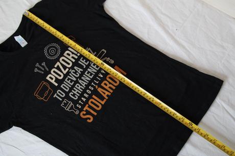 Tričko s nápisom pre stolárovu frajerku, m