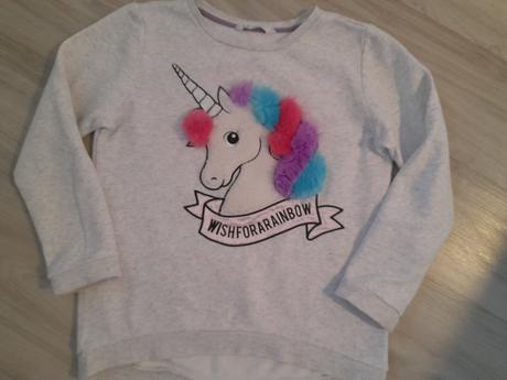 Mikina s jednorožcom h&m, h&m,158