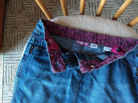 Riflová sukňa, pepperts,134