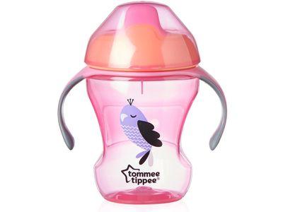 Tommee tippee hrnček ružový 230ml, 6m+, 