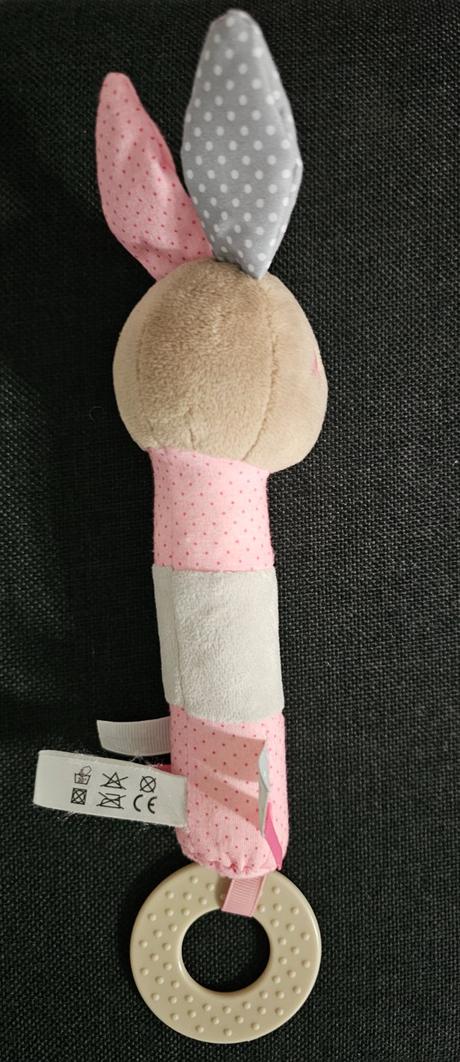 Píšťalka s hryzátkom zajačik bunny julia, 