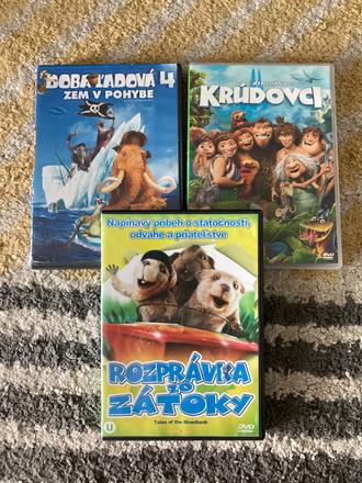 Dvd  doba ľadová 4, krúdovci, rozprávka zo zátoky, 
