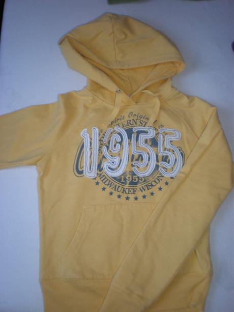 Žltá mikina, new look,36