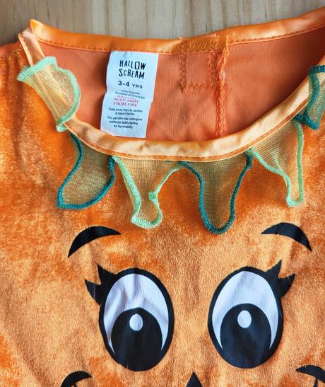 Karnevalové šaty tekvica na 3-4 roky, 