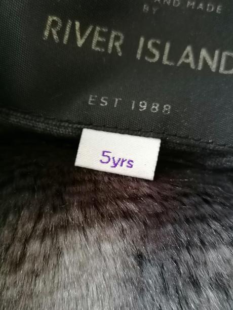 River island zimna parka vel. 104/110, river island,110