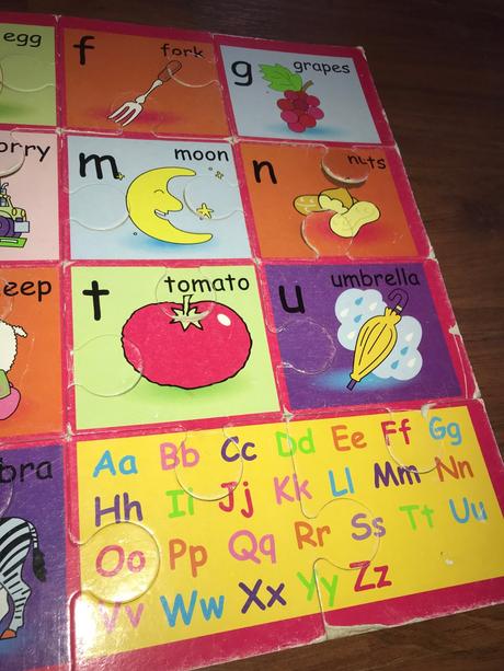 Veľké puzzle abeceda,