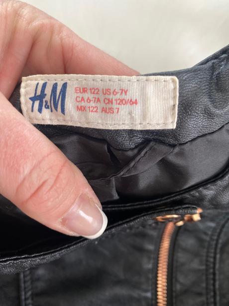 Kožená bundička, h&m,122