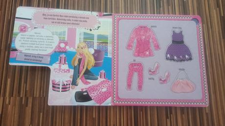 Barbie kniha sablon,