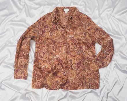 Luxusná hodvábna blúzka peter hahn, 44