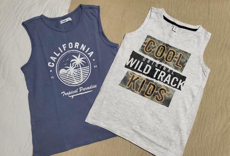 Chlapčenské tielka 2ks velk. 128, chapter young,128