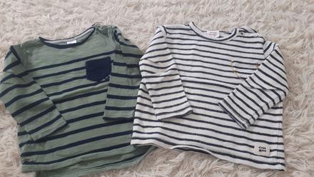 Tričká s dlhým rukávom, h&m,86