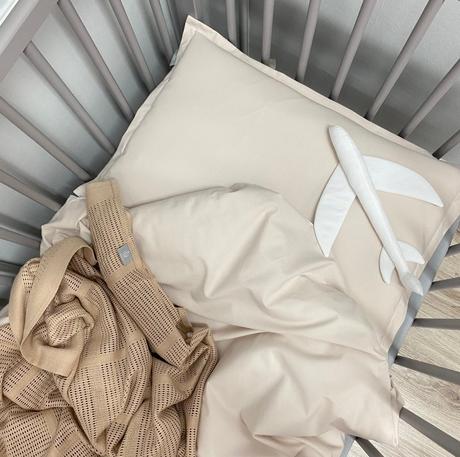 Bavlnená posteľná bielizeň elegant, krémová, šírka (cm): 100,dĺžka (cm): 135