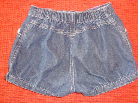 Riflové kraťasy s výšivkou, 98