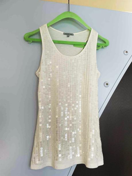 Tričko s perleťovými flitrami, s