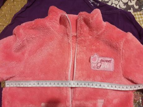 Mäkkučká lososová mikina na zips, 116