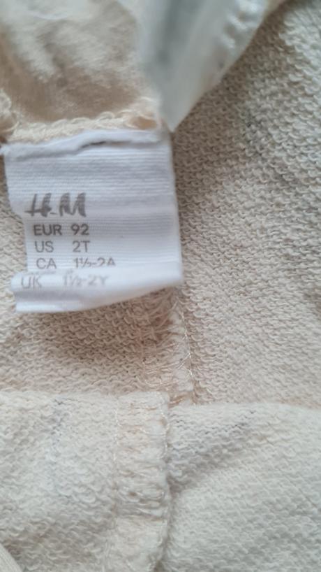 Teplaky h&m s mackom pu, h&m,92