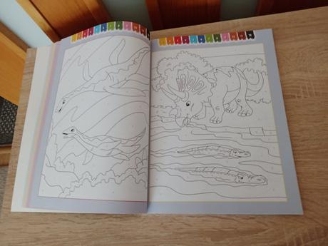 Maľovanie podľa čísel -dinosaury, 