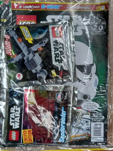 Lego star wars časopis a hračky,