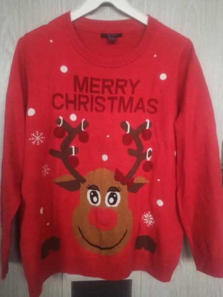 Vianočný dámsky sveter, esmara,xl