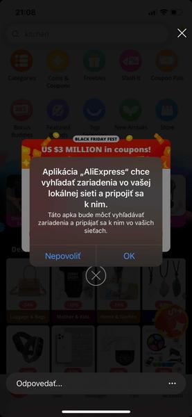 Aplikácia Aliexpress