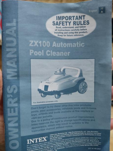 Automatický bazénový vysávač intex zx100, 