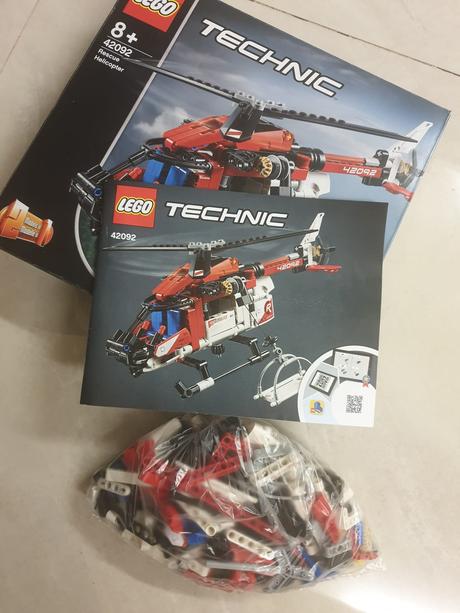 Lego technic 42092  - záchranárska helikoptéra top, 
