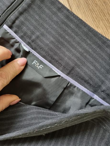 Pruhovaná sukňa f&f veľ. 40, f&f,40