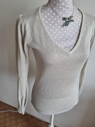 Krémový svetrík atmosphere 38, atmosphere,38