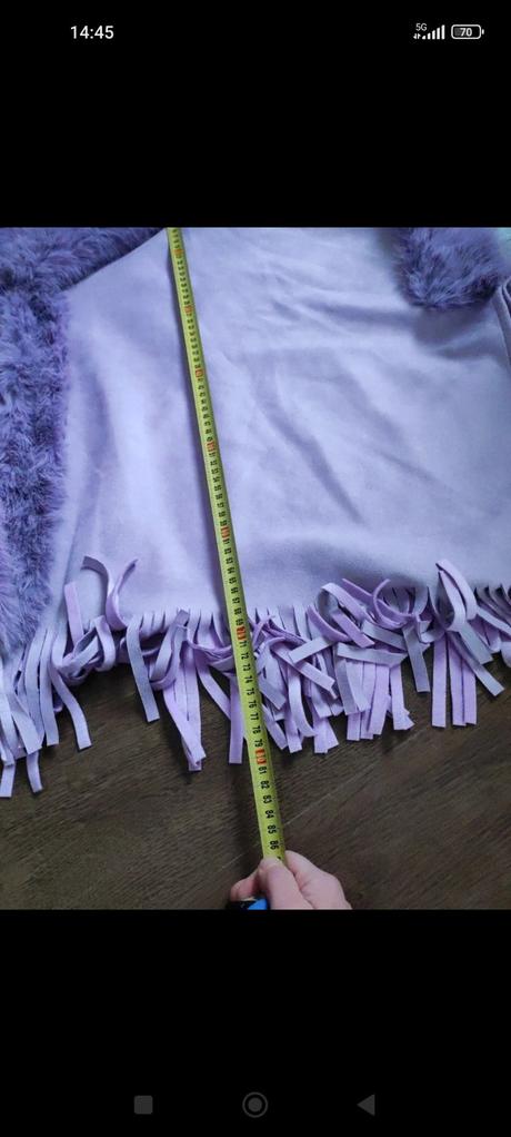 Dámske kožuškove pončo,