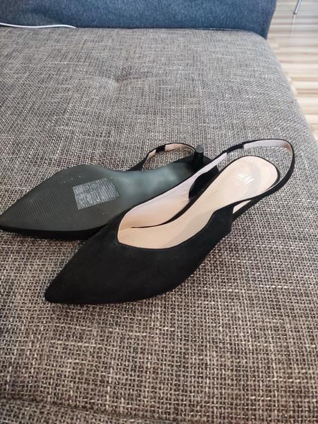 Lodičky na nízkom, h&m,37