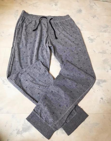 Bavlnené tepláky, h&m,s