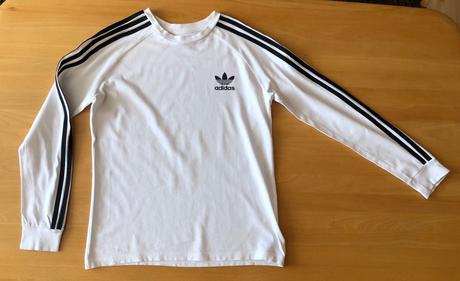 Tricko biele adidas, adidas,158