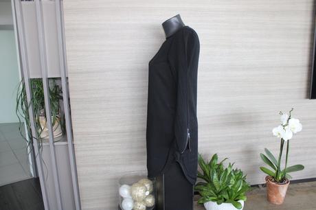 H&m divided cierne pruzne saty  vel.34/s, h&m,34