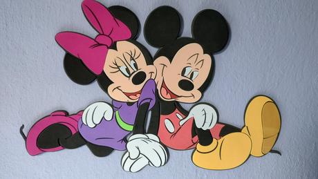 Sada penovych nalepiek - mickey & minnie, 