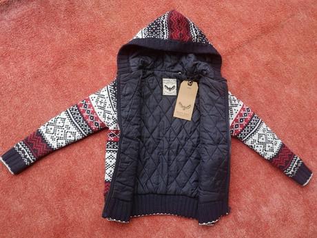 Brave soul london zateplený sveter veľkosť 7-8rok, 122 / 128